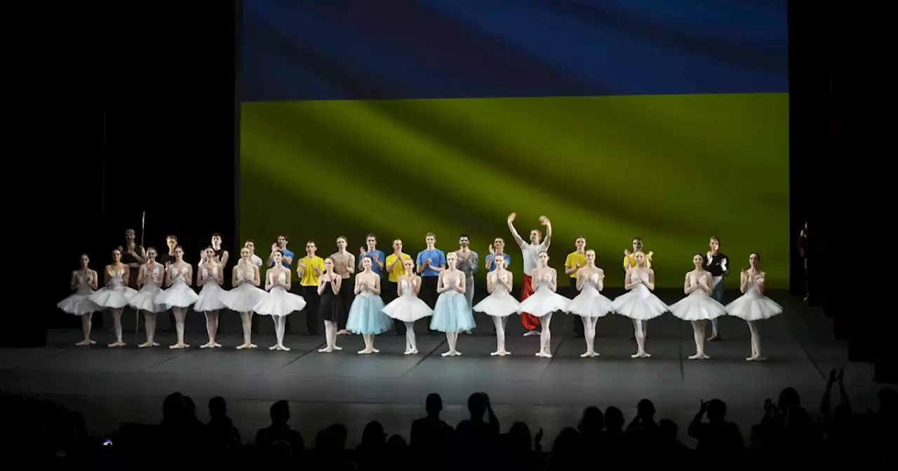 Young Ukrainian dancers, trapped abroad, get Paris residency