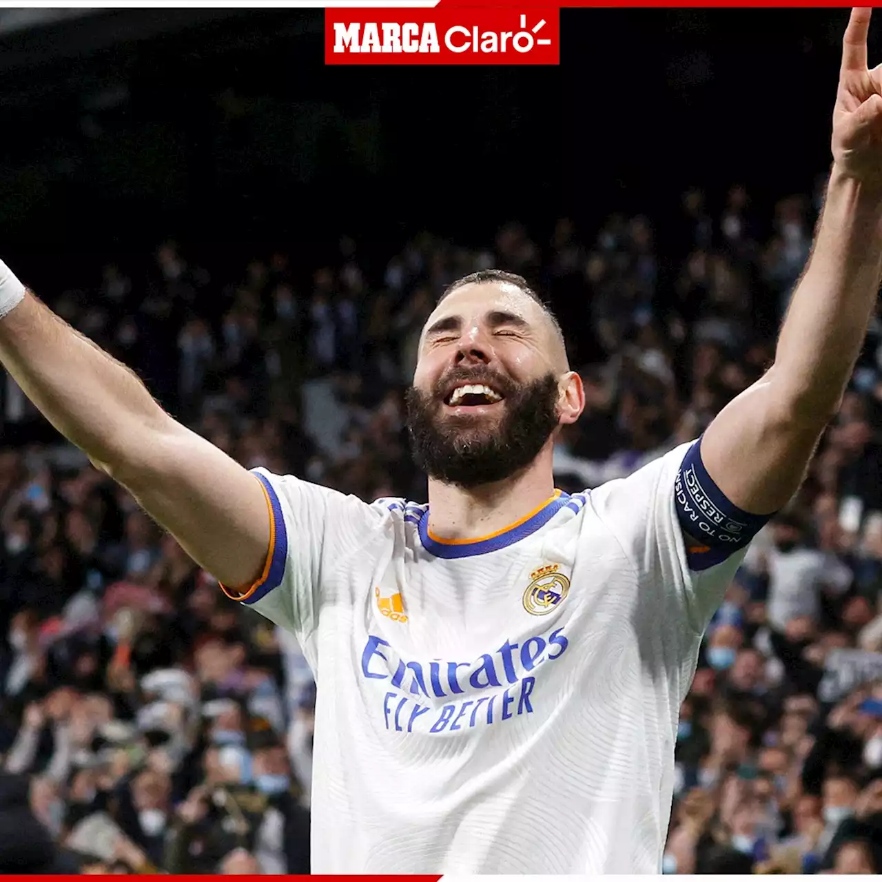 Benzema supera los 308 goles de Di Stéfano y los 66 de Raúl en la Champions