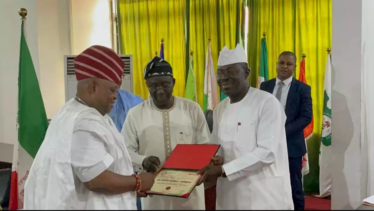 Osun 2022: PDP NWC shuns Babayemi, issues certificate of return to Adeleke