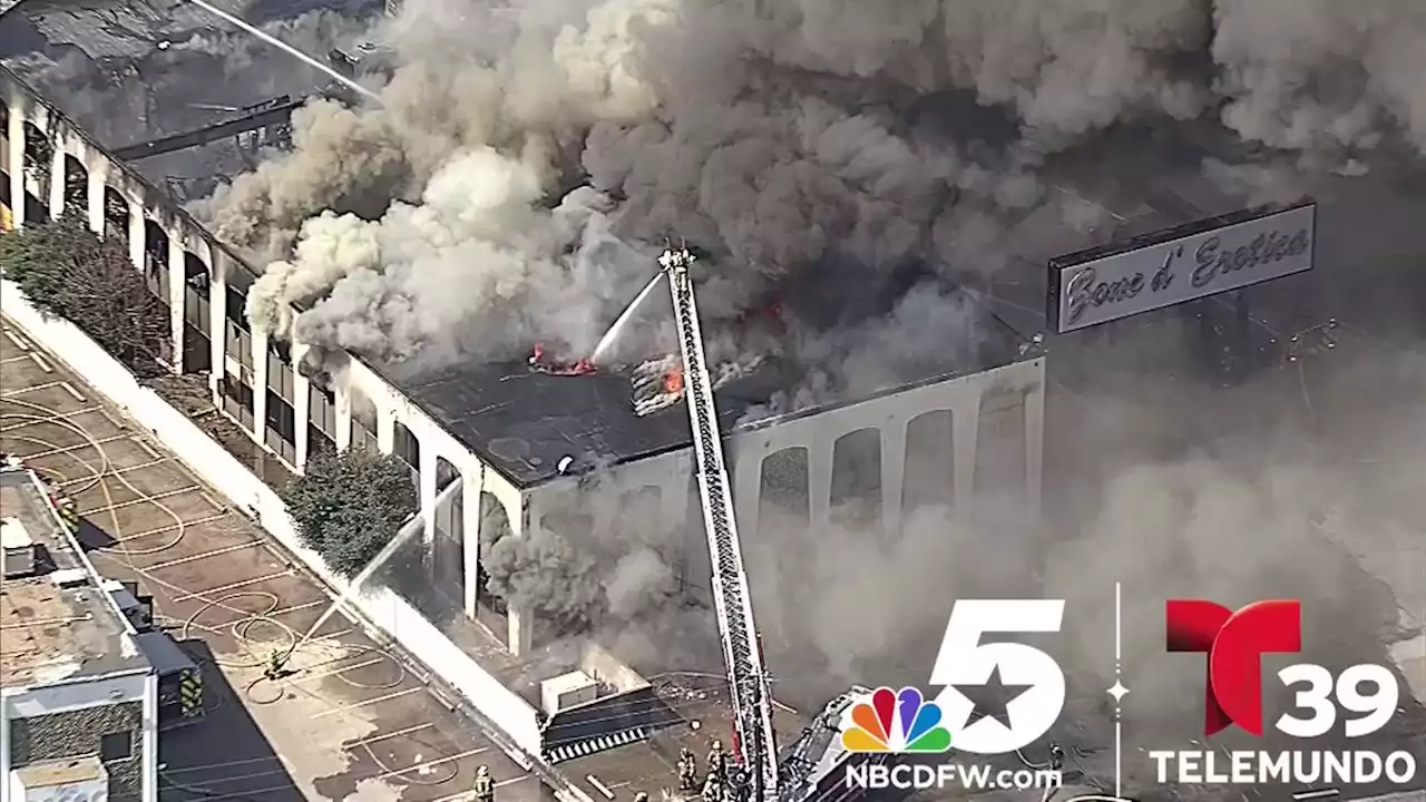 3-Alarm Fire Rips Through Vacant Dallas Building