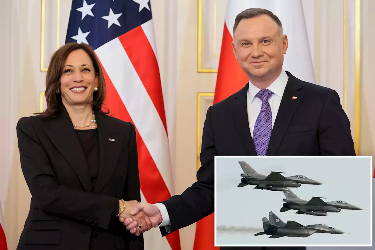 Harris dodges question about rift between US, Poland over fighter jets