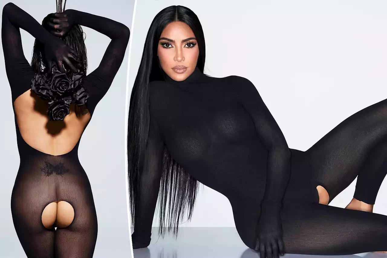 Kim Kardashian fans poke fun at crotchless Skims catsuit: ‘It’s giving quickie’