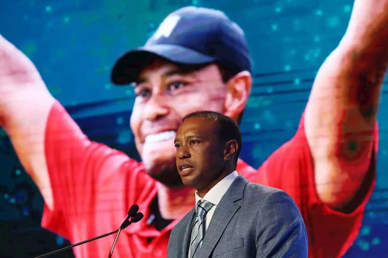 Woods recalls racism fight, thanks family, friends in Hall of Fame entry