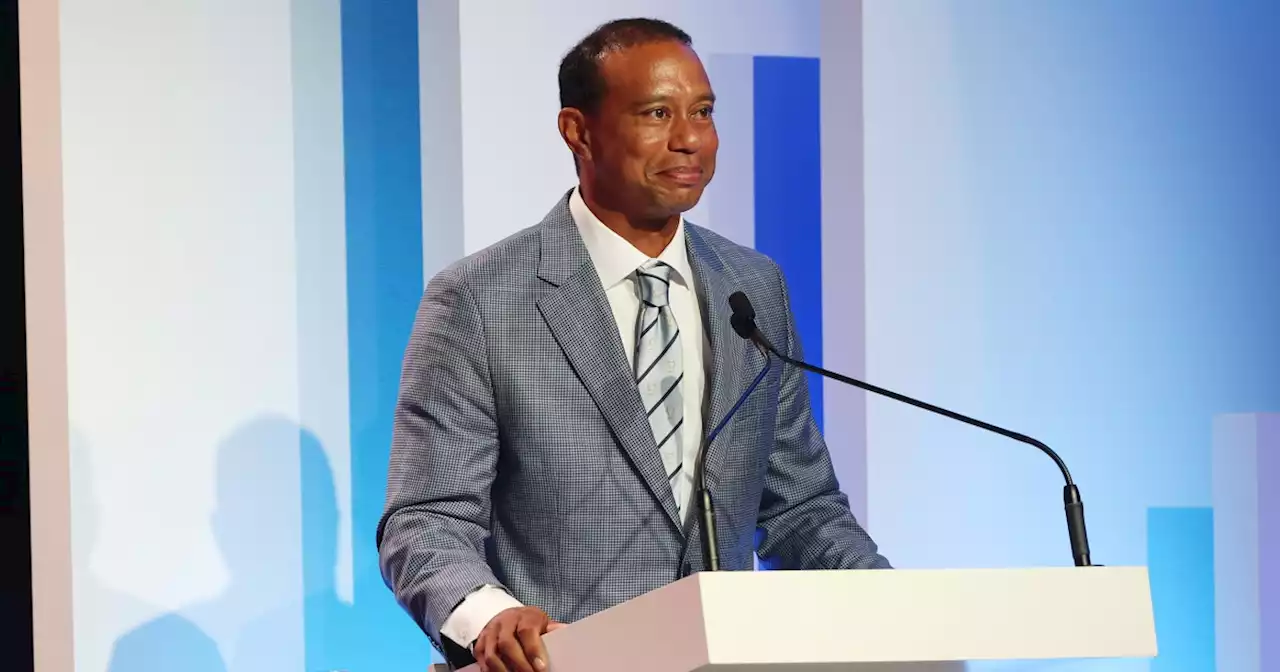 Tiger Woods tears up reflecting on World Golf Hall of Fame induction