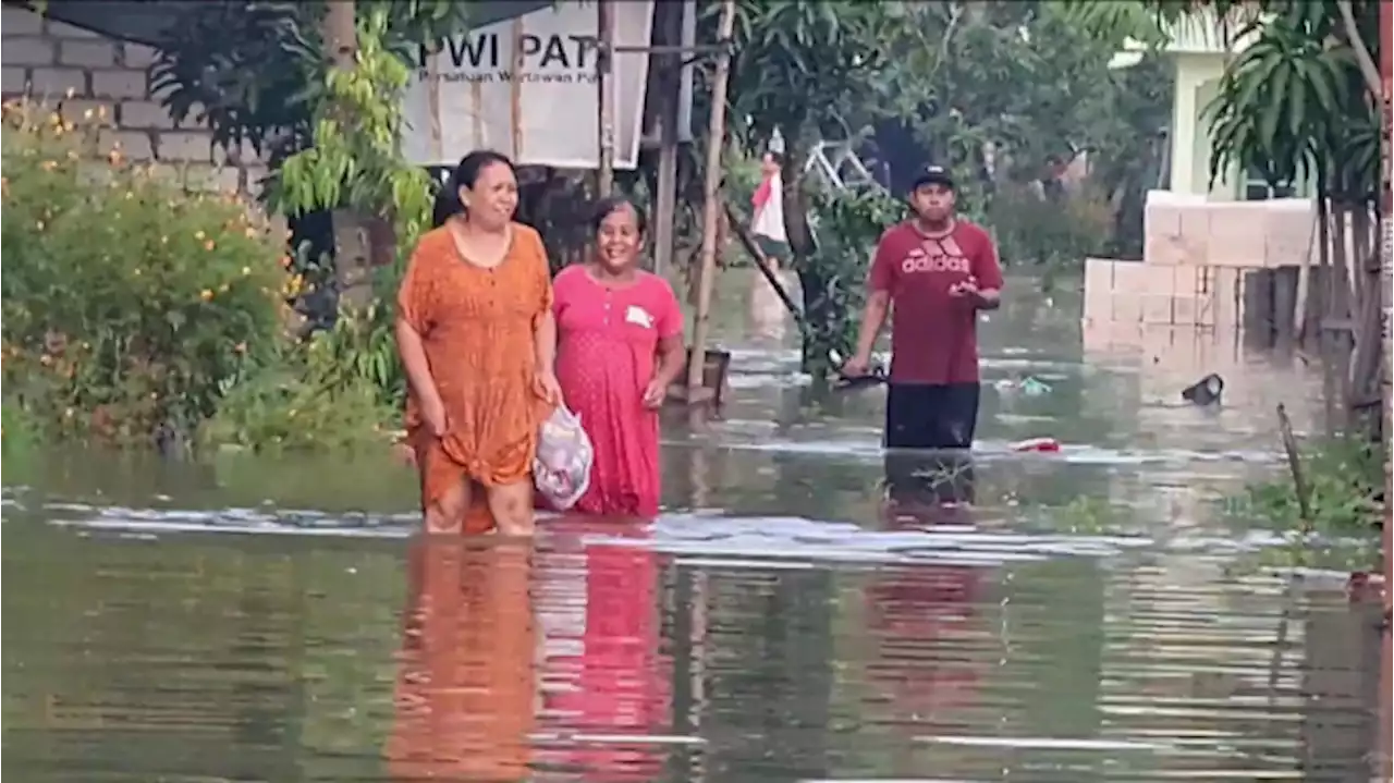 Diguyur Hujan Deras, Banjir Kembali Merendam Sejumlah Desa di Pati