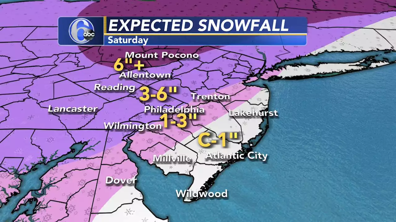 AccuWeather Alert: Up to 6' of snow possible on Saturday