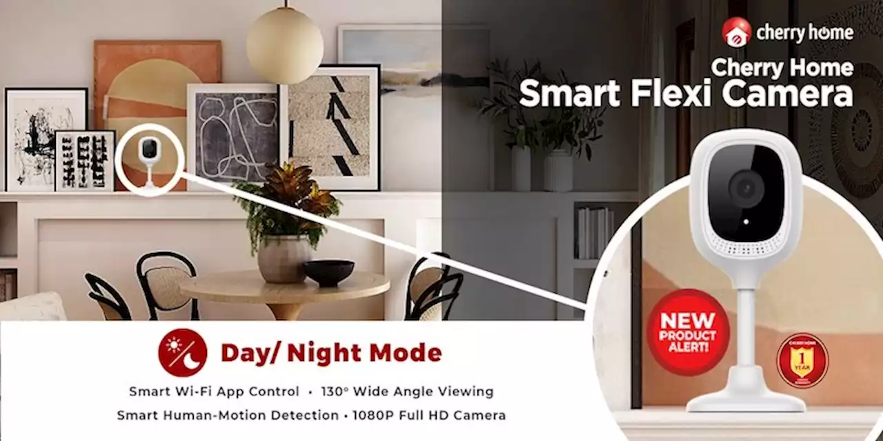 Experience all-out security with the Cherry Home Smart Flexi Camera | BMPlus