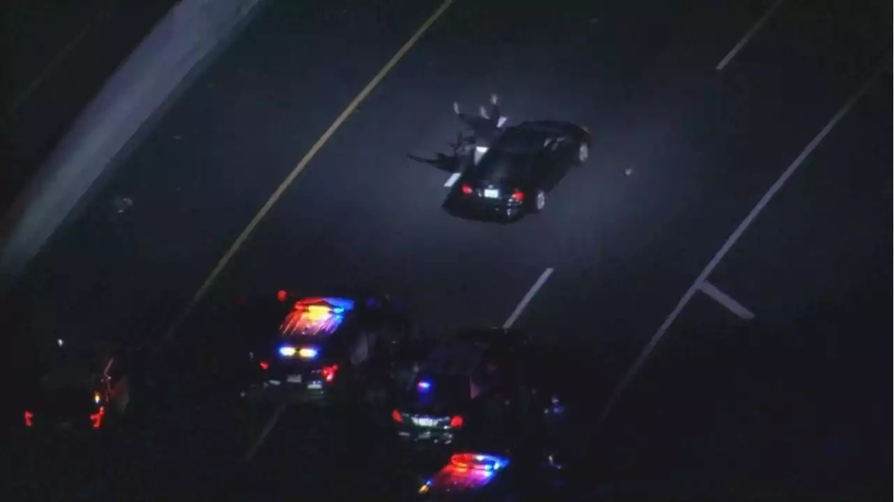 LAPD In Pursuit Of Suspect Wanted For Possession Of FIrearm