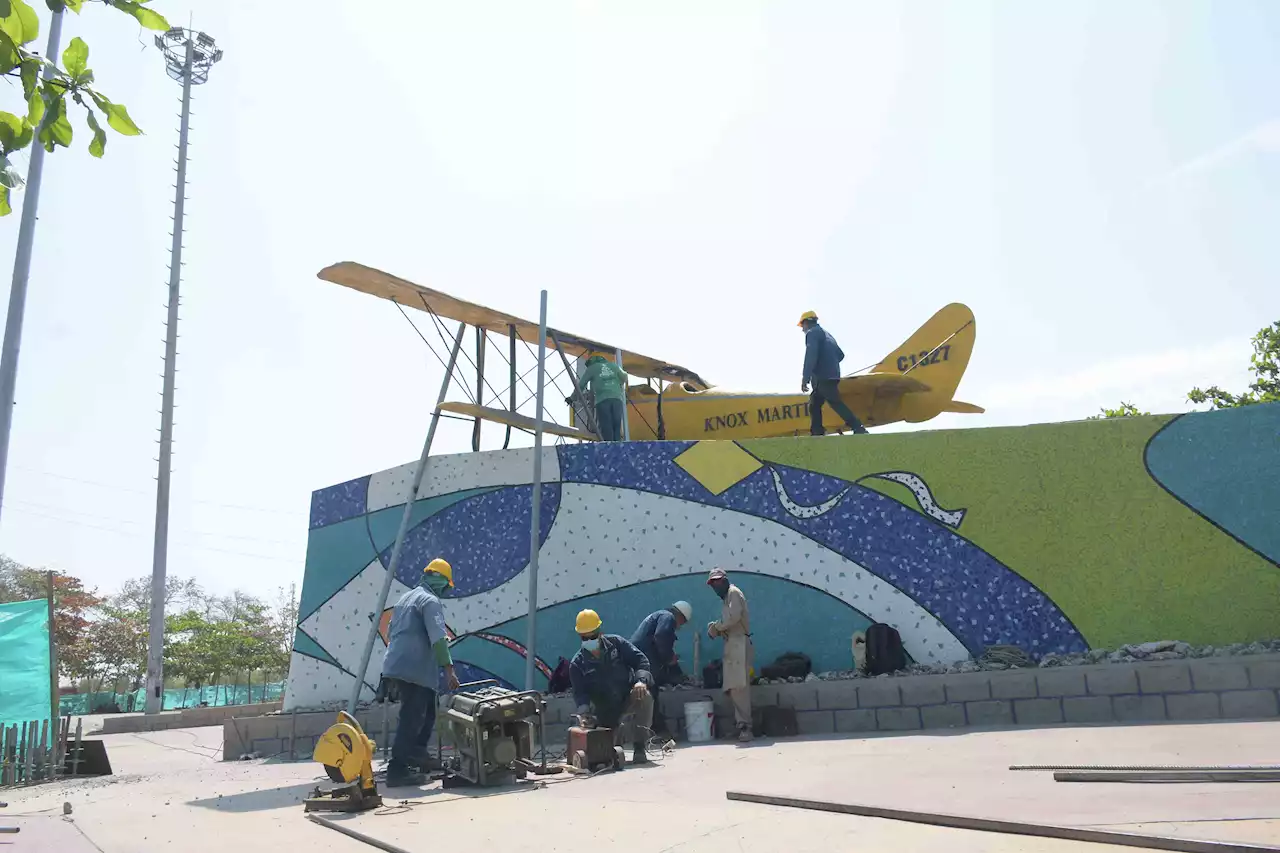 Restauran Monumento a La Aviación en Simón Bolívar