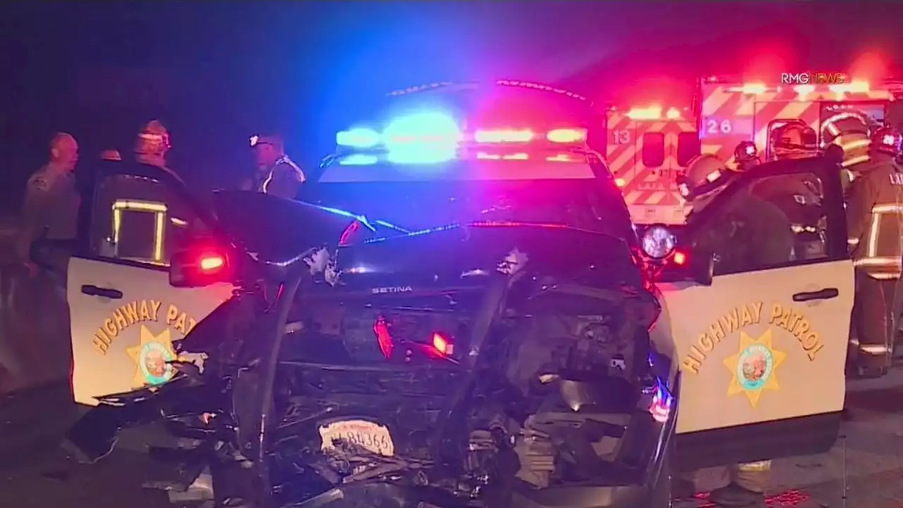 CHP officers heroically stop wrong-way driver on 10 Freeway