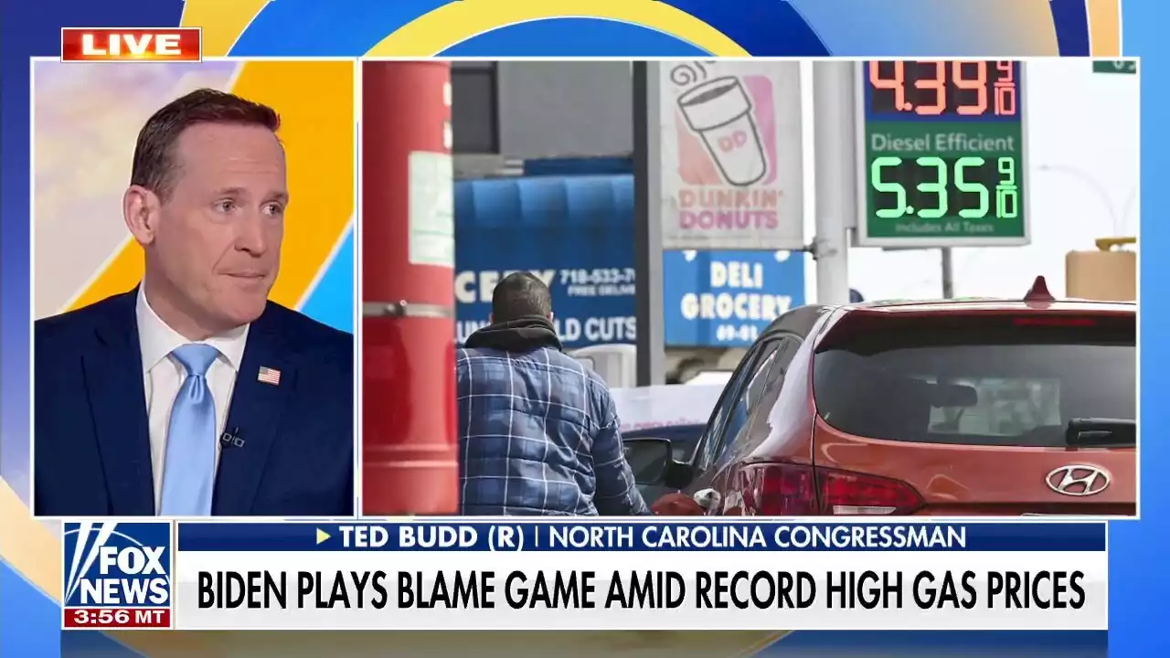 GOP lawmaker slams Biden's blame game on sky-high gas prices: Americans are 'tremendously concerned'