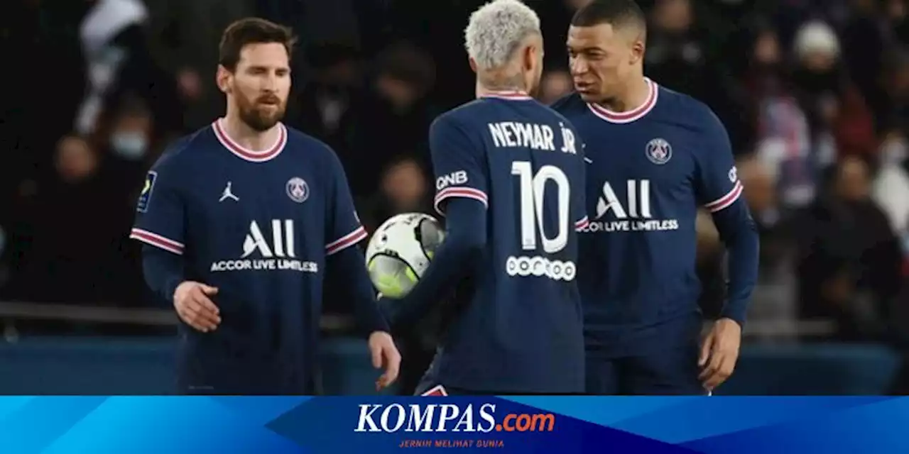 Bukti Trio Messi, Neymar, Mbappe Malas Bantu Pertahanan PSG