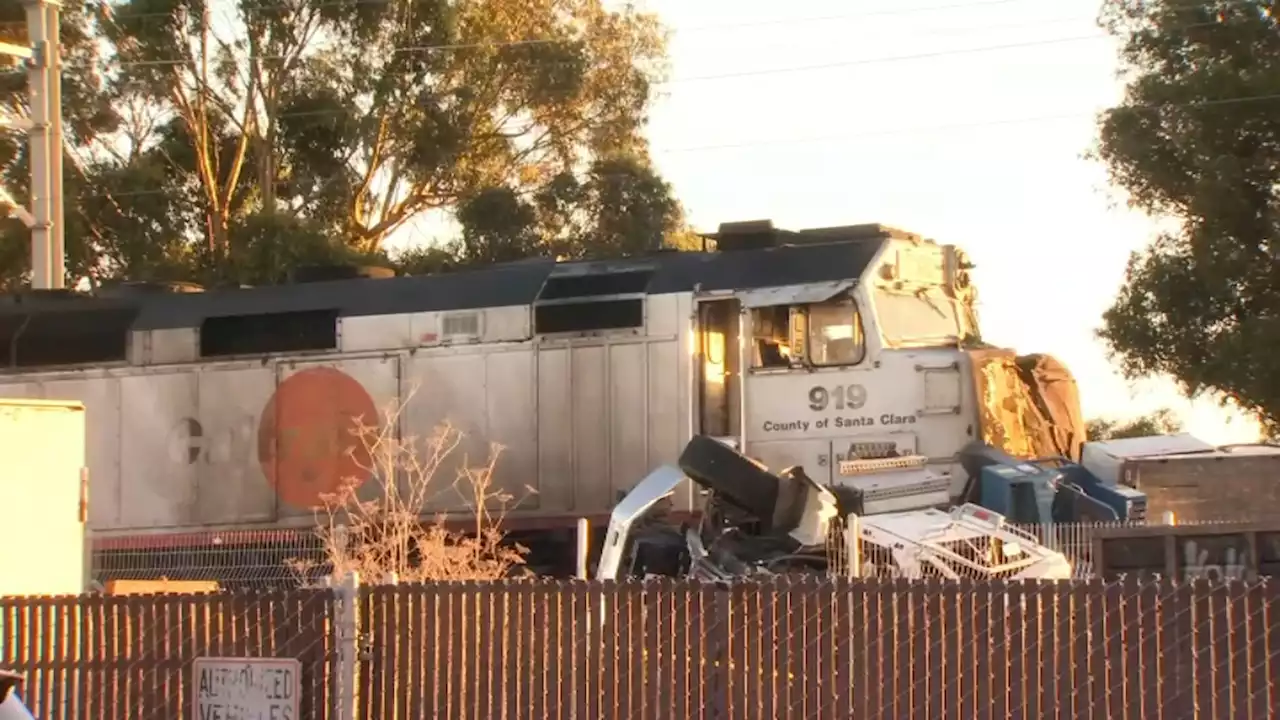 NTSB Investigates Fiery Crash Between Caltrain and Vehicle in San Bruno