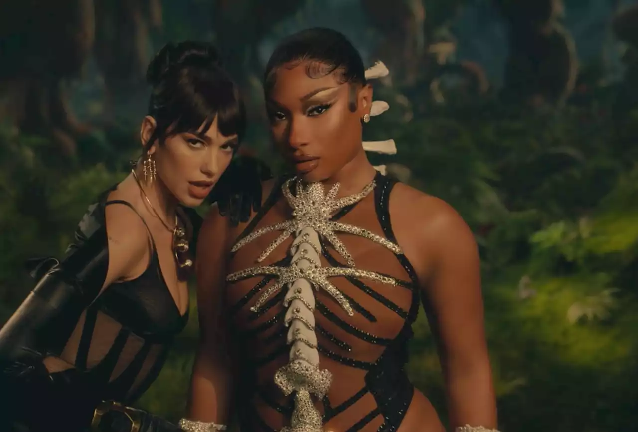 Megan Thee Stallion and Dua Lipa’s Sweetest Pie Music Video is a Dark and Twisted Beauty Fantasy