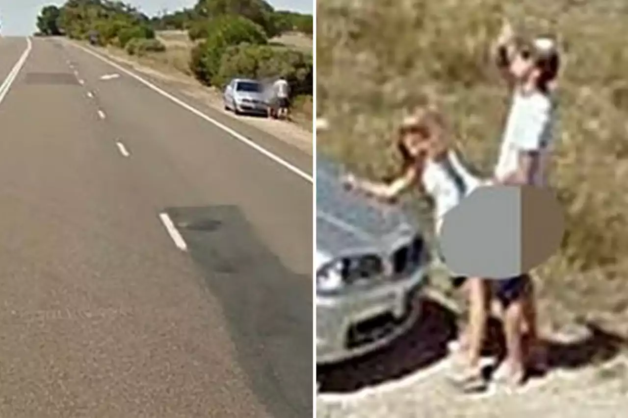 Brazen couple caught having roadside sex in Google Street View photos