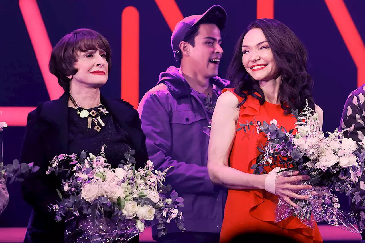 Patti LuPone jokes about getting hit with roses at ‘Company’ curtain call