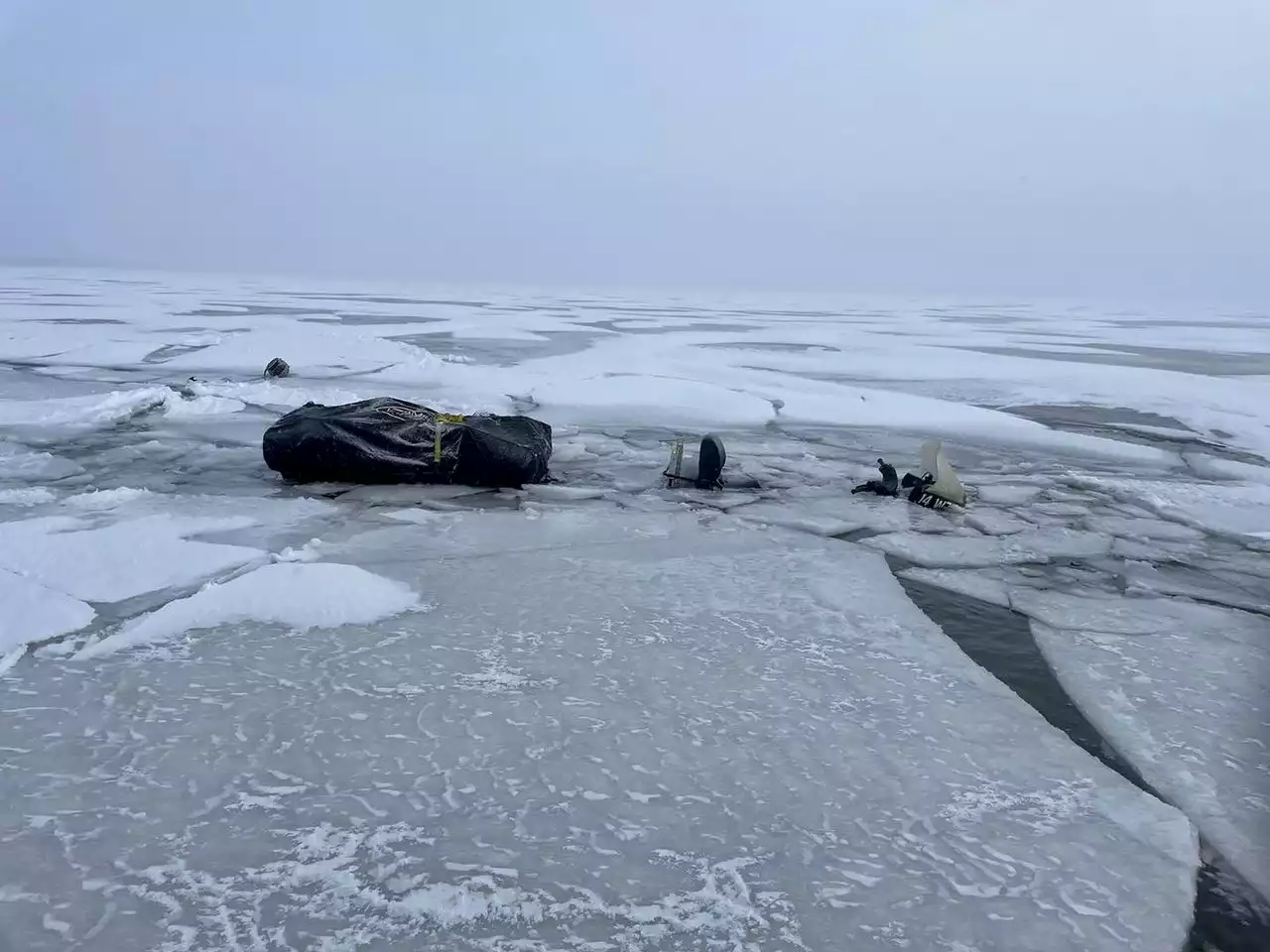 Crews rescue the same 2 men 2 times in the same week from the same icy Michigan bay