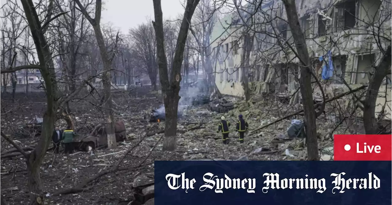 Australia news LIVE: Russia shifts stance on Ukraine hospital bombing; experts call for natural disaster insurance scheme in wake of NSW floods