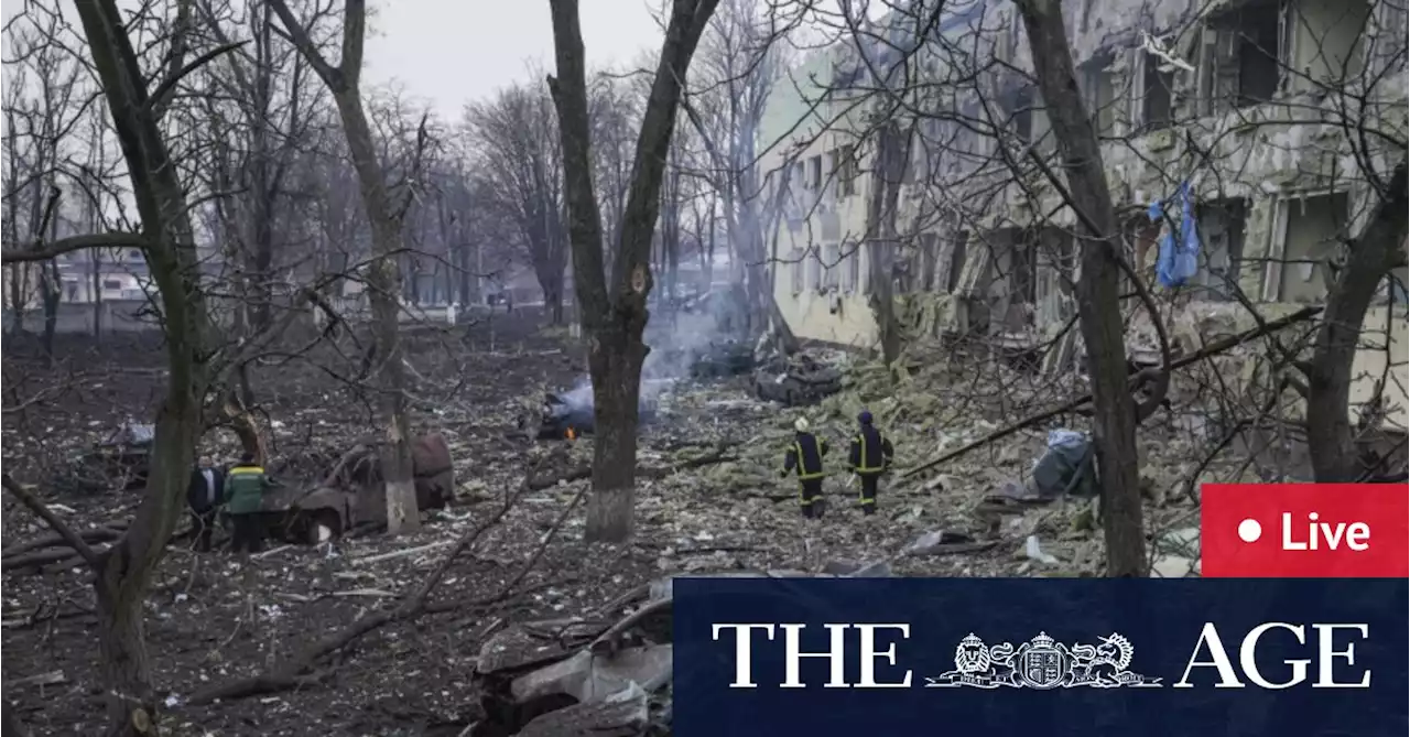 Australia news LIVE: Russia shifts stance on Ukraine hospital bombing; experts call for natural disaster insurance scheme in wake of NSW floods