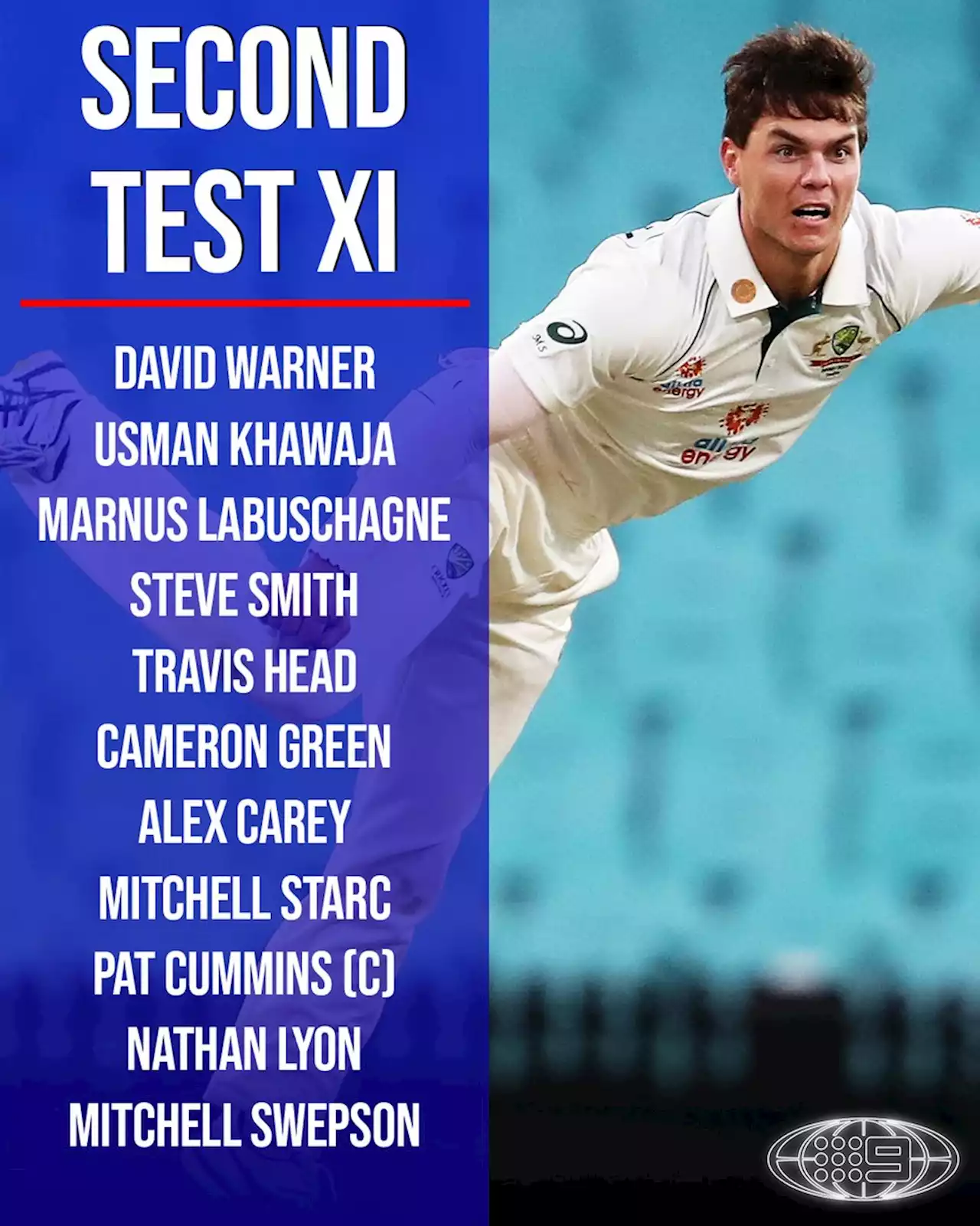 Aussie quick left out as spinner gets Test debut