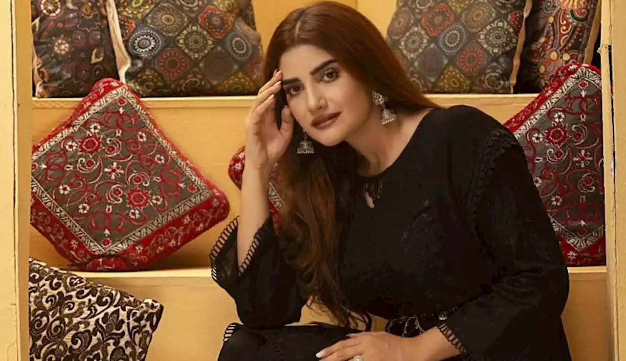 Aliya Ali shines in lovely multi-colour attire
