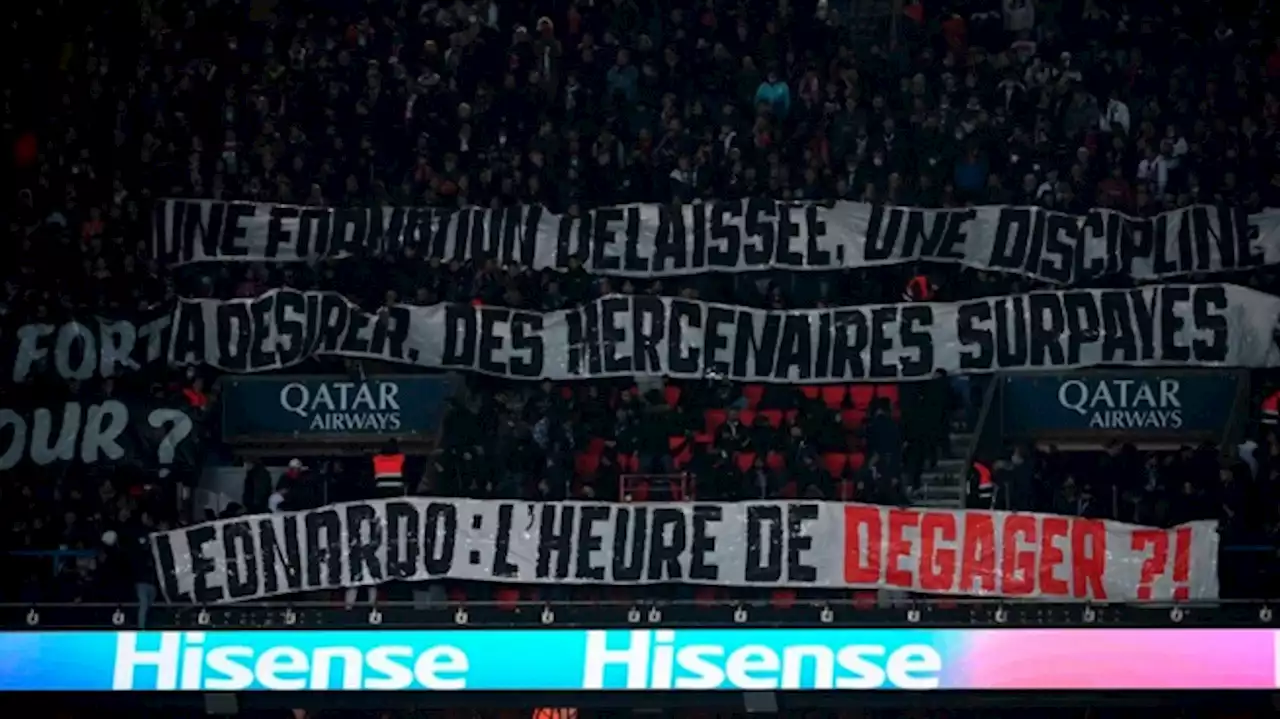 La barra del PSG pide ' que se vayan todos' tras la eliminación en Madrid