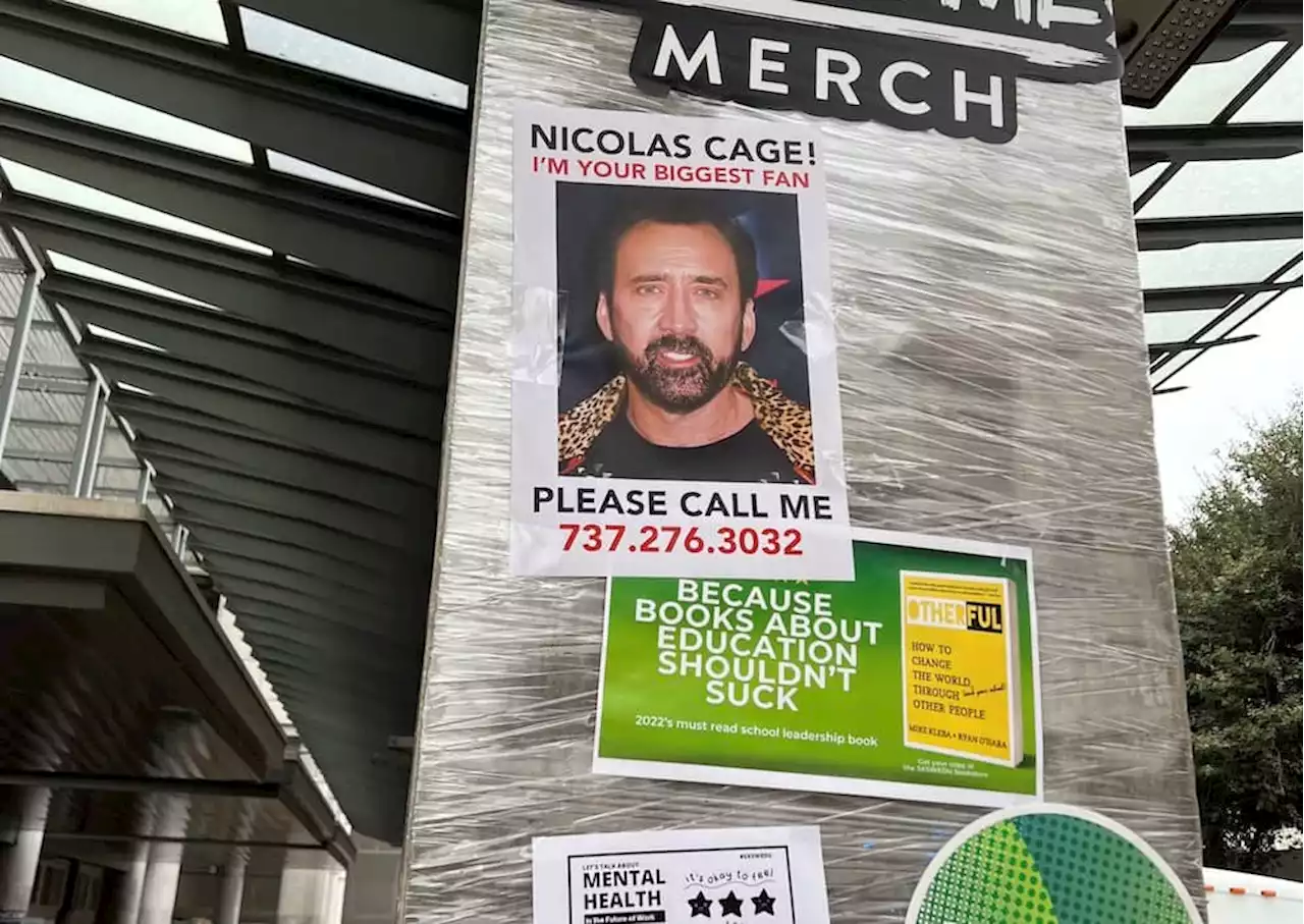 Solving the Mystery of the Nicolas Cage Superfan Posters at SXSW