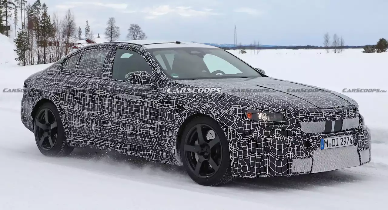 2024 BMW M5 Will Embrace Electrification, Prototype Spotted Wearing Hybrid Badges | Carscoops