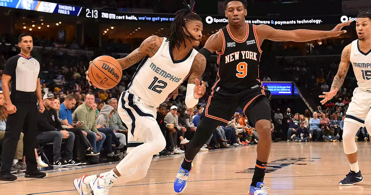 Morant scores 37 points, Grizzlies turn back Knicks