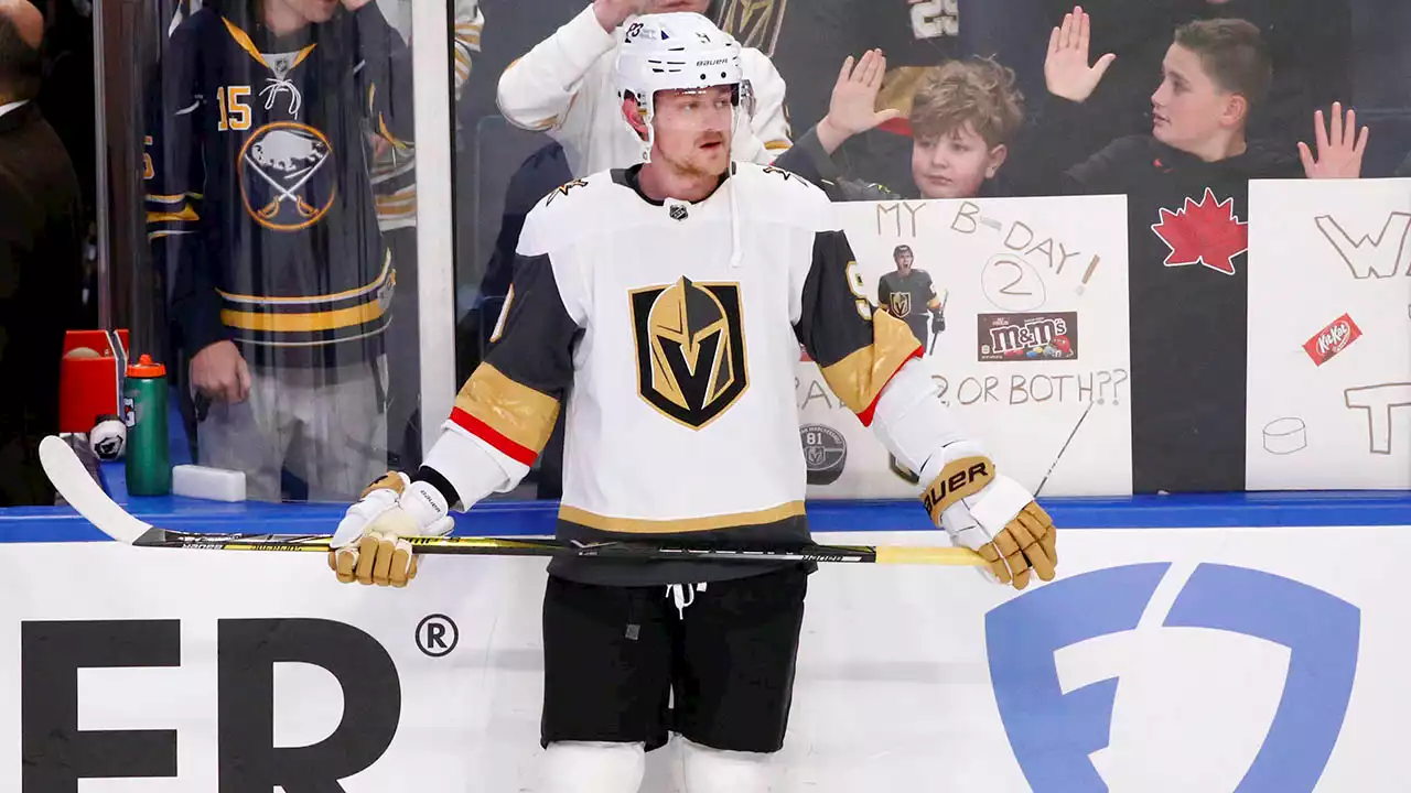 Golden Knights' Jack Eichel has poignant words about Buffalo return