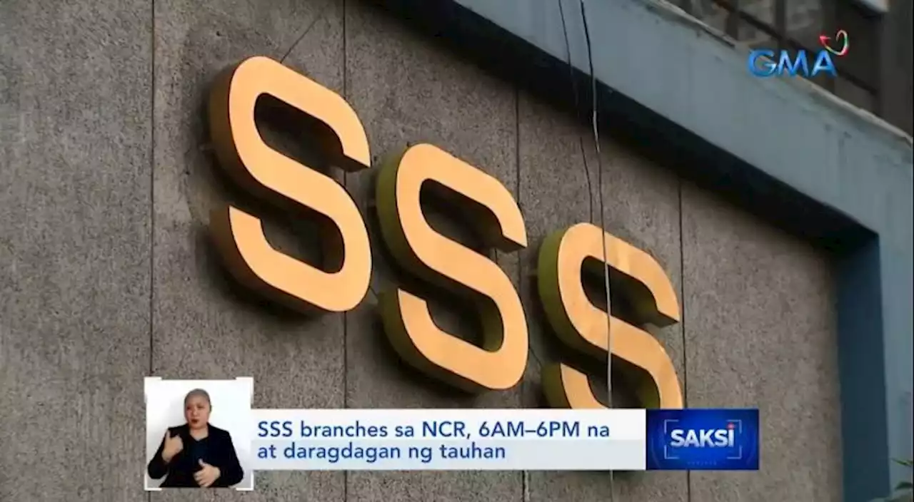 Extended hours, more personnel deployed in SSS branches in Metro Manila