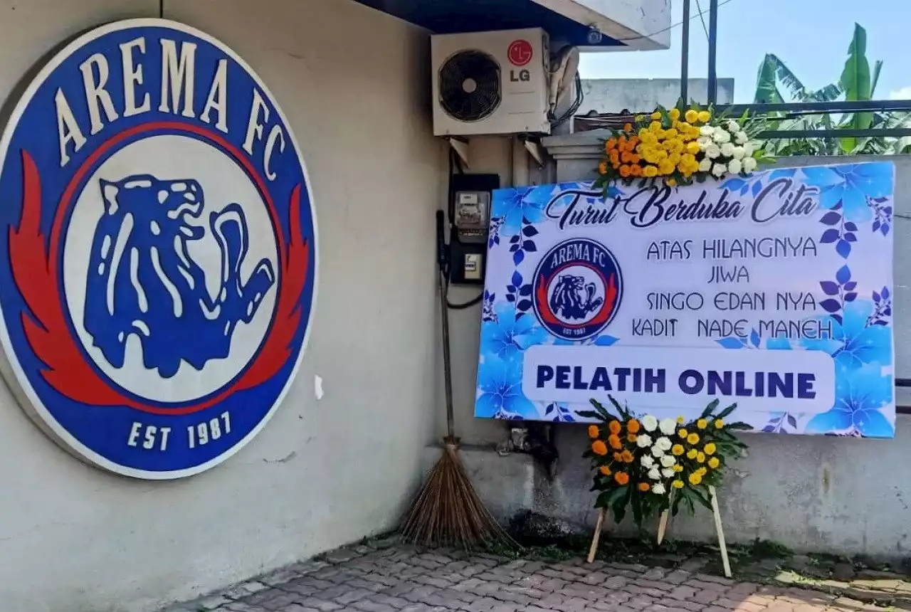 Kantor Arema FC Dapat Kiriman Bunga Duka Cita, Manajemen: Aspirasi Kecintaan Suporter