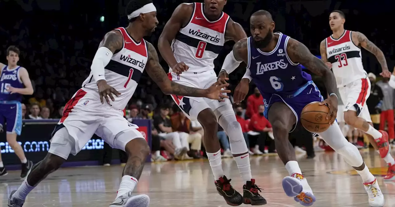 LeBron James' 50 points push Lakers to victory over Wizards