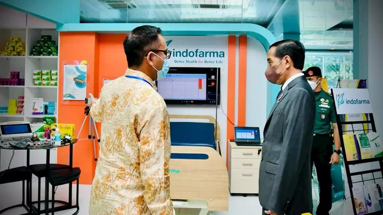 Di Solo Techno Park, Presiden Jokowi Sempat Mengunjungi Gerai Indofarma