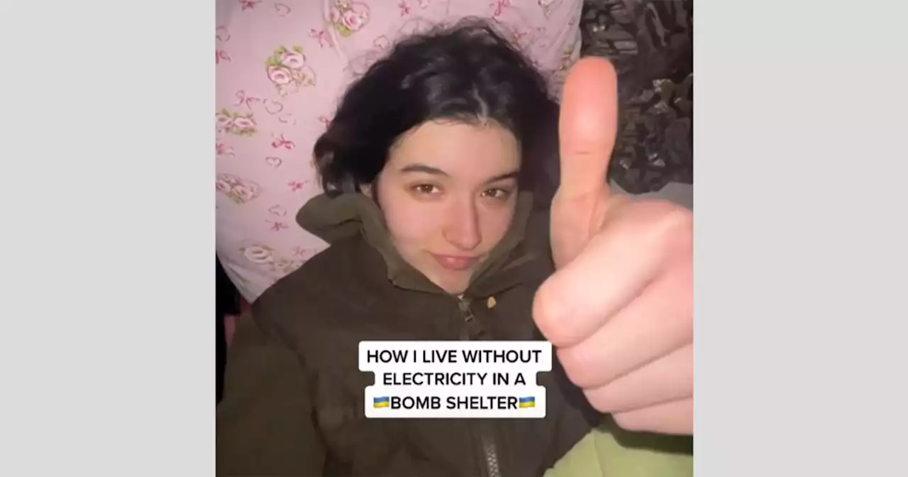 Ukrainian photographer shares what it's like to live in a bunker on TikTok