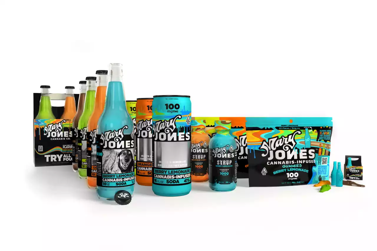 Jones Soda Unveils Cannabis-Infused Sodas, Syrups and Gummies Under New Mary Jones Brand