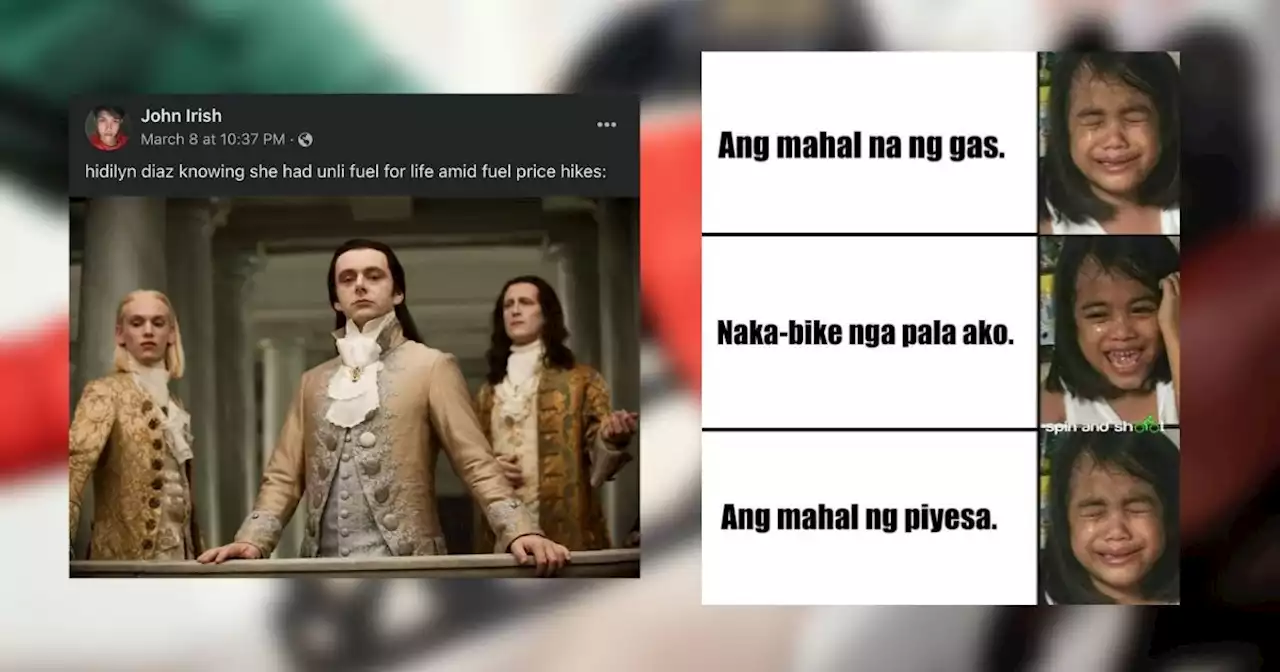 Celebs, Pinoy netizens cope with oil price hikes through hilarious memes and reactions on social media