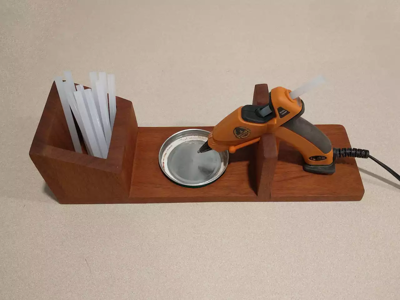 Build your own hot glue gun stand to prove you know more than scalding goop