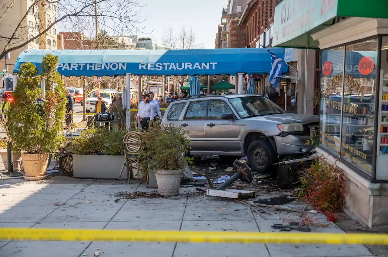 Victims in crash outside Chevy Chase restaurant identified