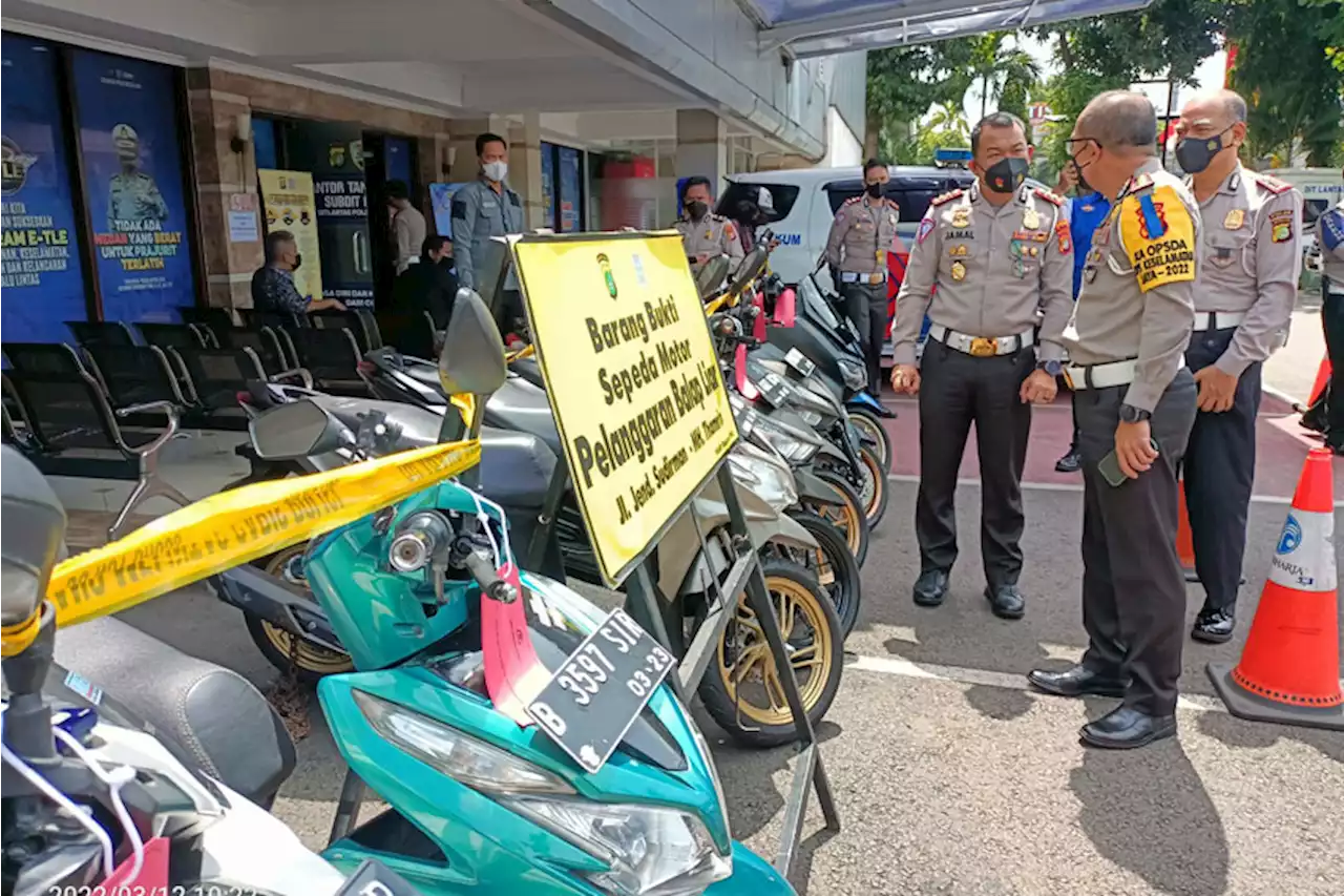 Balapan Liar dan Blokade Jalan Sudirman, 10 Motor Diamankan Polisi