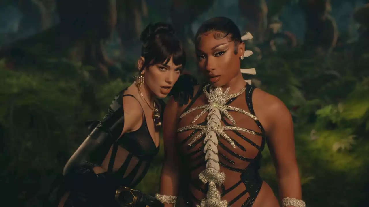 Megan Thee Stallion & Dua Lipa Serve Chic Horror with “Sweetest Pie”