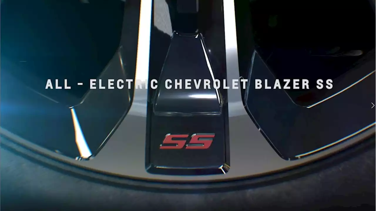 2024 Blazer SS will be Chevy's first electric performance model