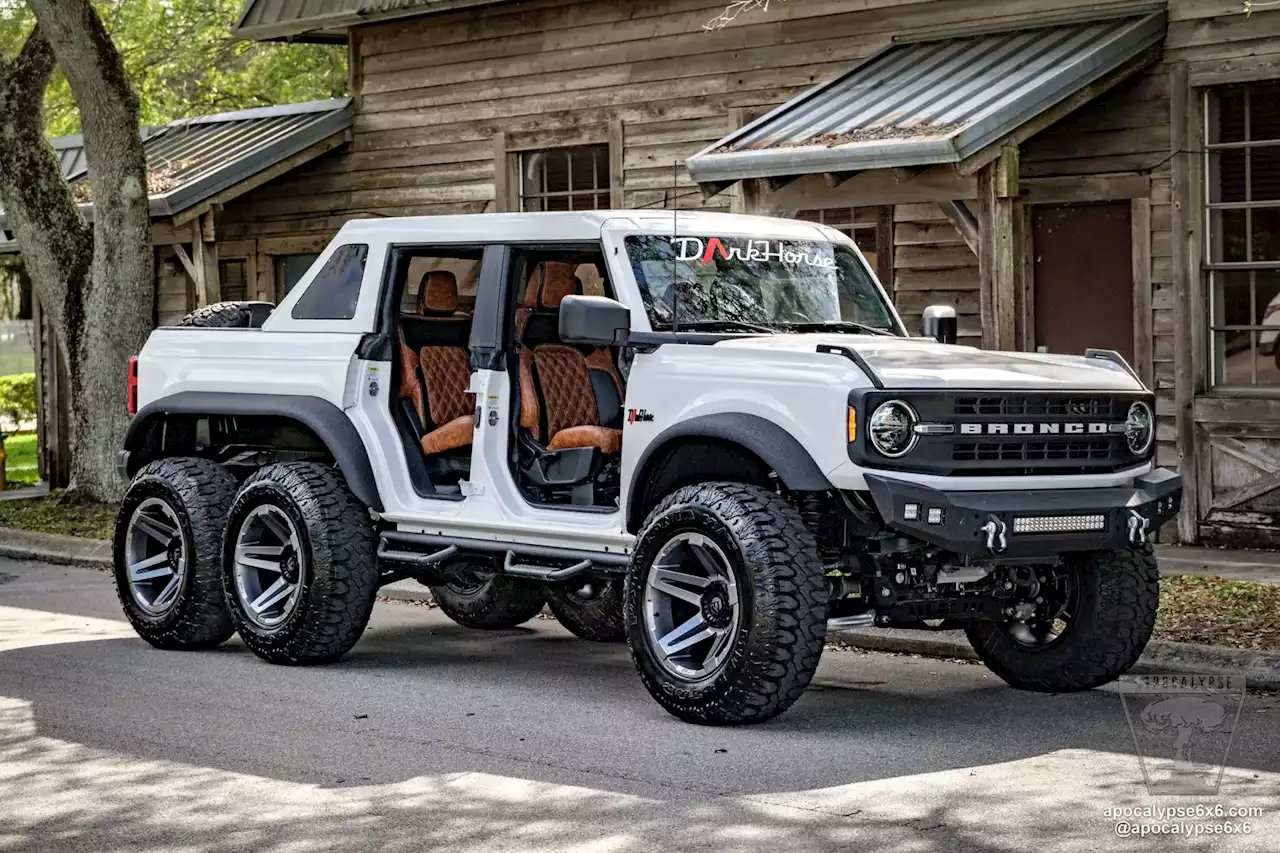 Do Not Pet! Six-wheeled 'Dark Horse' Bronco is absolutely wild