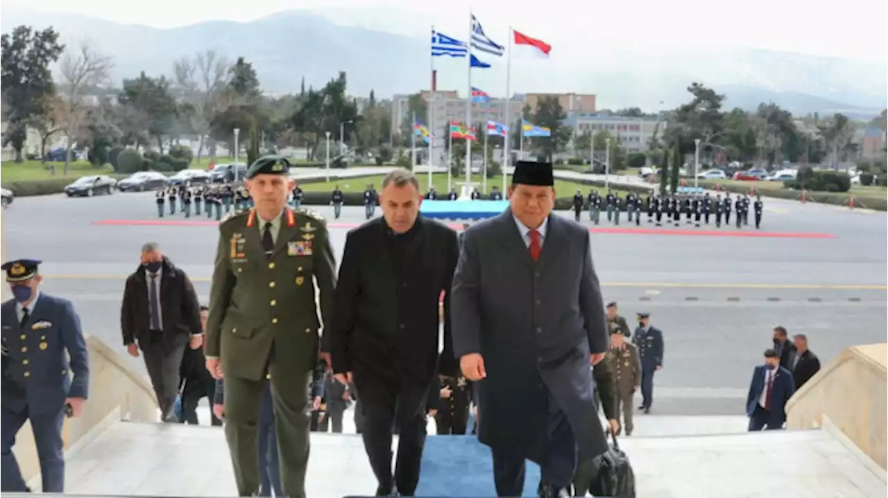 Menhan Prabowo Temui Menhan Yunani, Bicarakan Peningkatan Kerja sama Pertahanan Kedua Negara