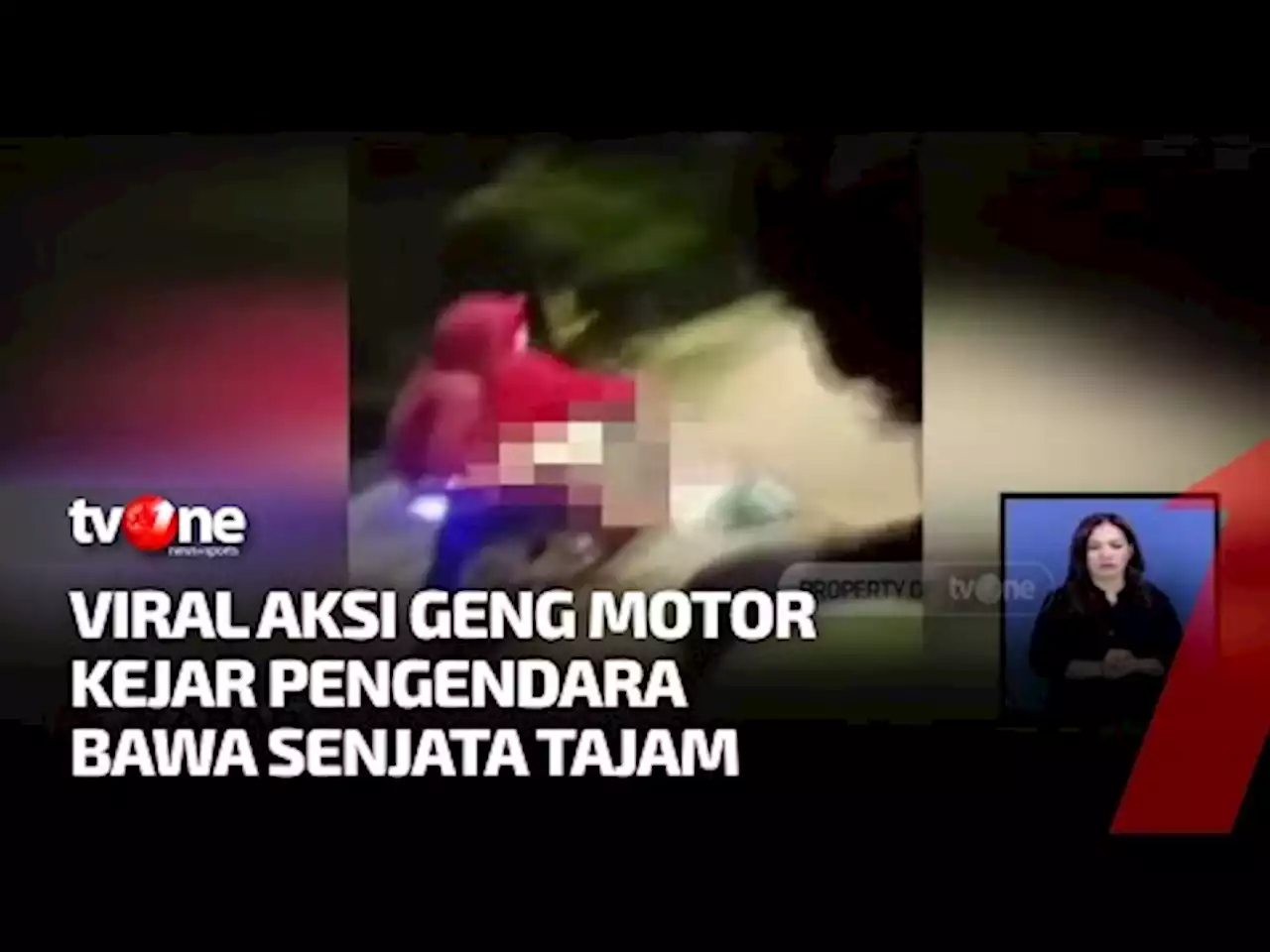 Video Geng Motor Bawa Senjata Tajam Kejar Warga Viral di Media Sosial - tvOne