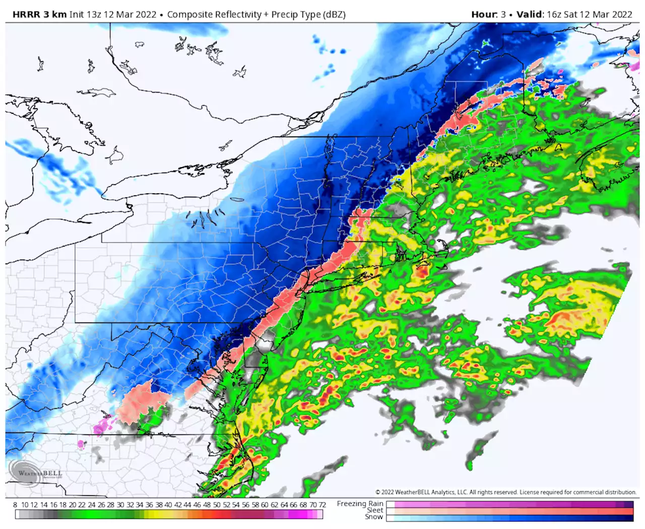 Powerful storm bringing snow, strong winds to East Coast