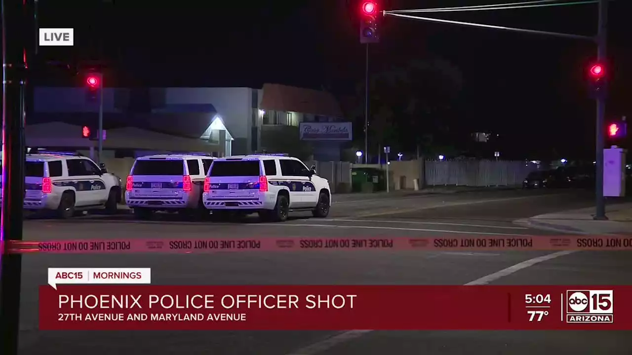 Two Phoenix PD officers injured during shooting near 27th Ave and Maryland