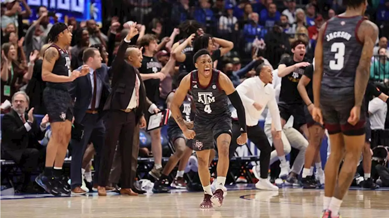 Texas A&M Stuns No. 15 Arkansas 82-64 To Reach SEC Final