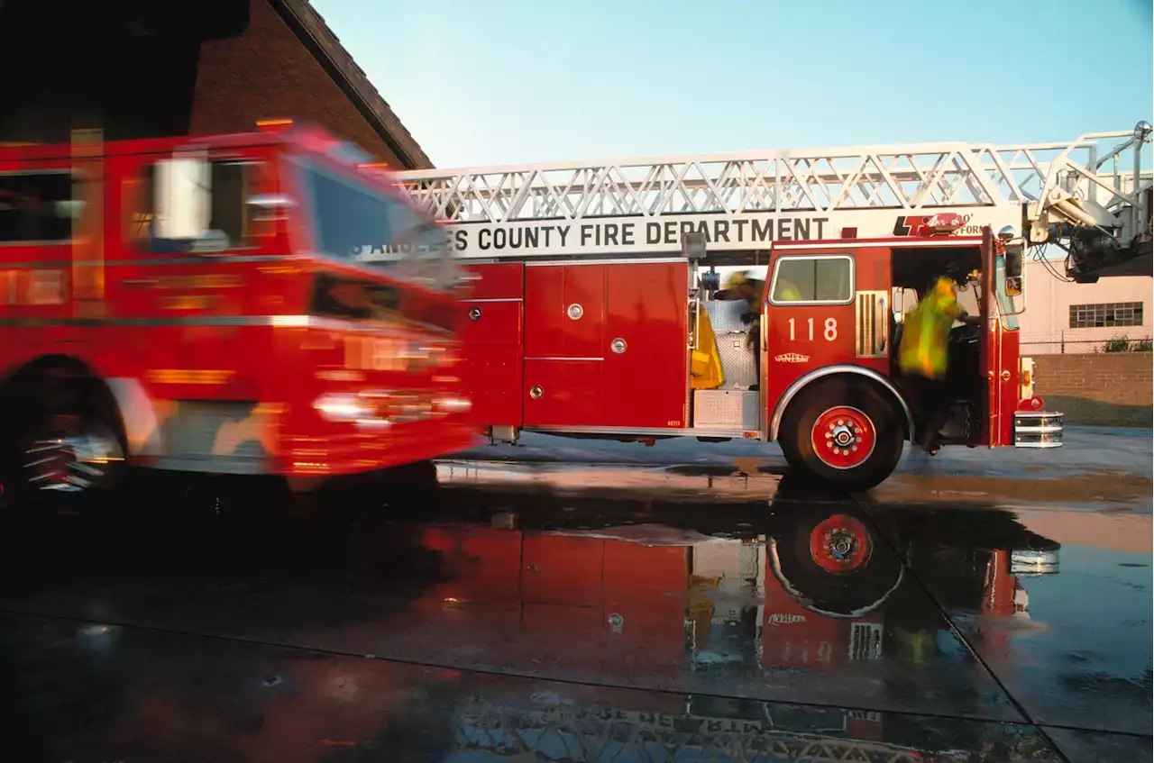 Firefighters Knockdown Fire At Senior Apartment Building In Koreatown