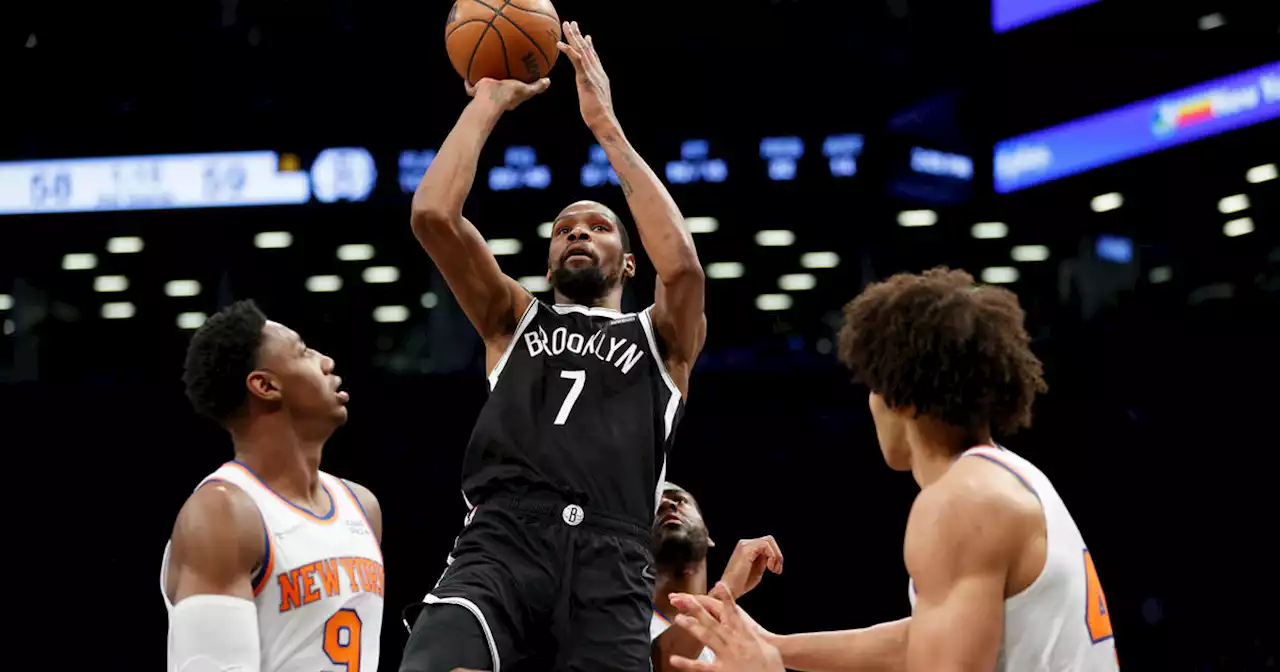 Durant goes off, short-handed Nets take down Knicks